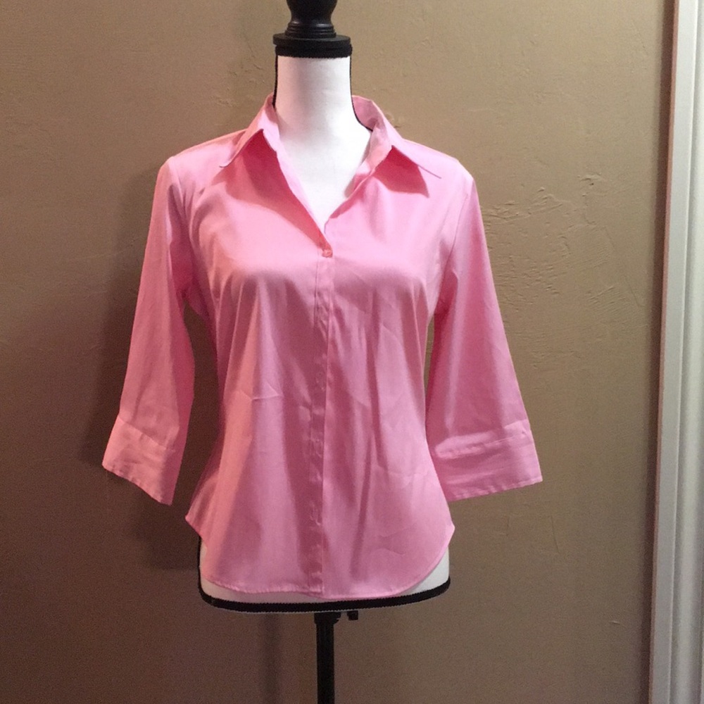 3/4 Sleeve Button Up